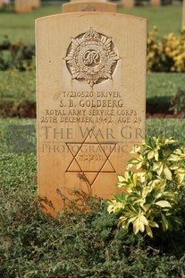 BEIRUT WAR CEMETERY - GOLDBERG, SIDNEY BARRY